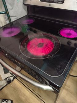Stainless steel Stove.