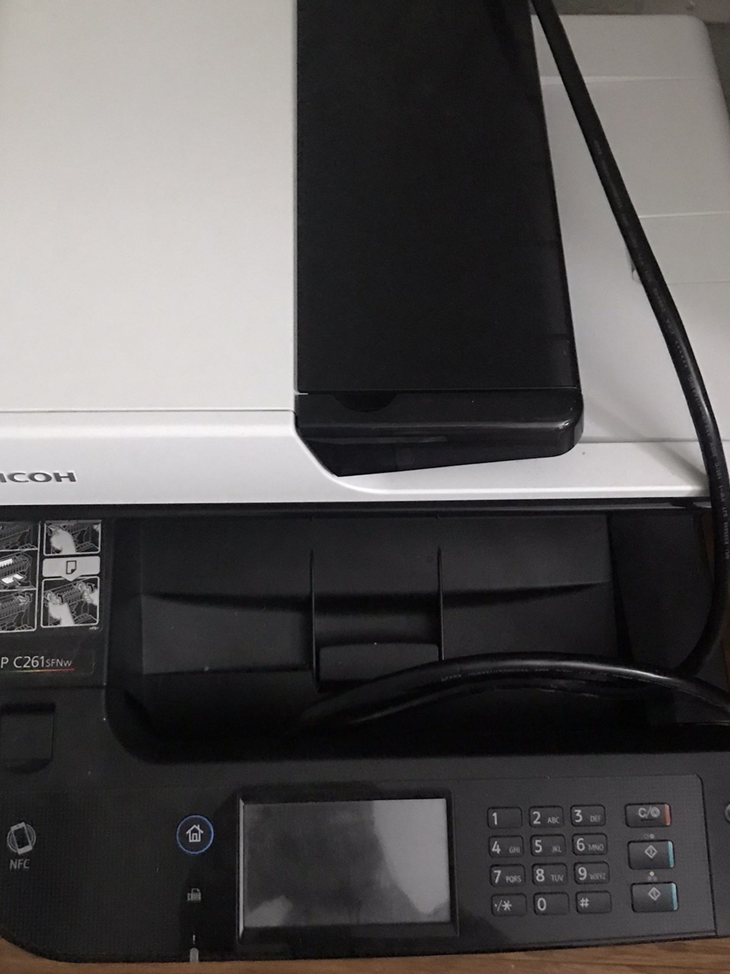 Ricoh SP C261SFNw All-in-One Color Laser Printer With Fax