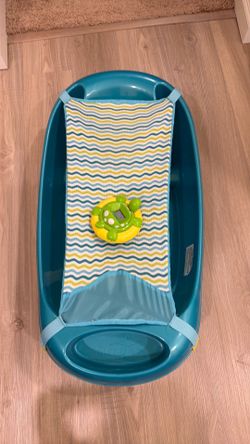 Baby bath and thermometer