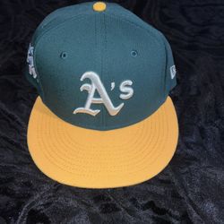 Oakland Athletics World Series 1974 Fitted Hat