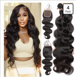 3  30" bundles with 20" closure Sale Sale