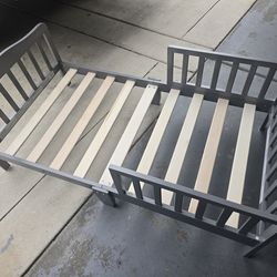 Toddler bed and mattress