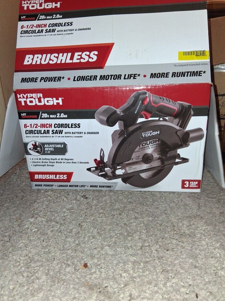 Cordless Circular Saw With Battery And Charger