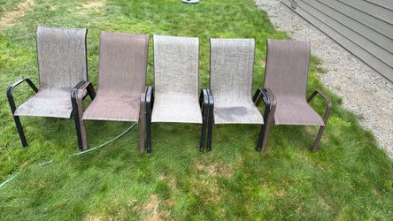 Backyard chairs 5 pieces