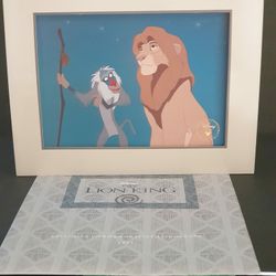 Disney animated classic Lion King litograph with envelope