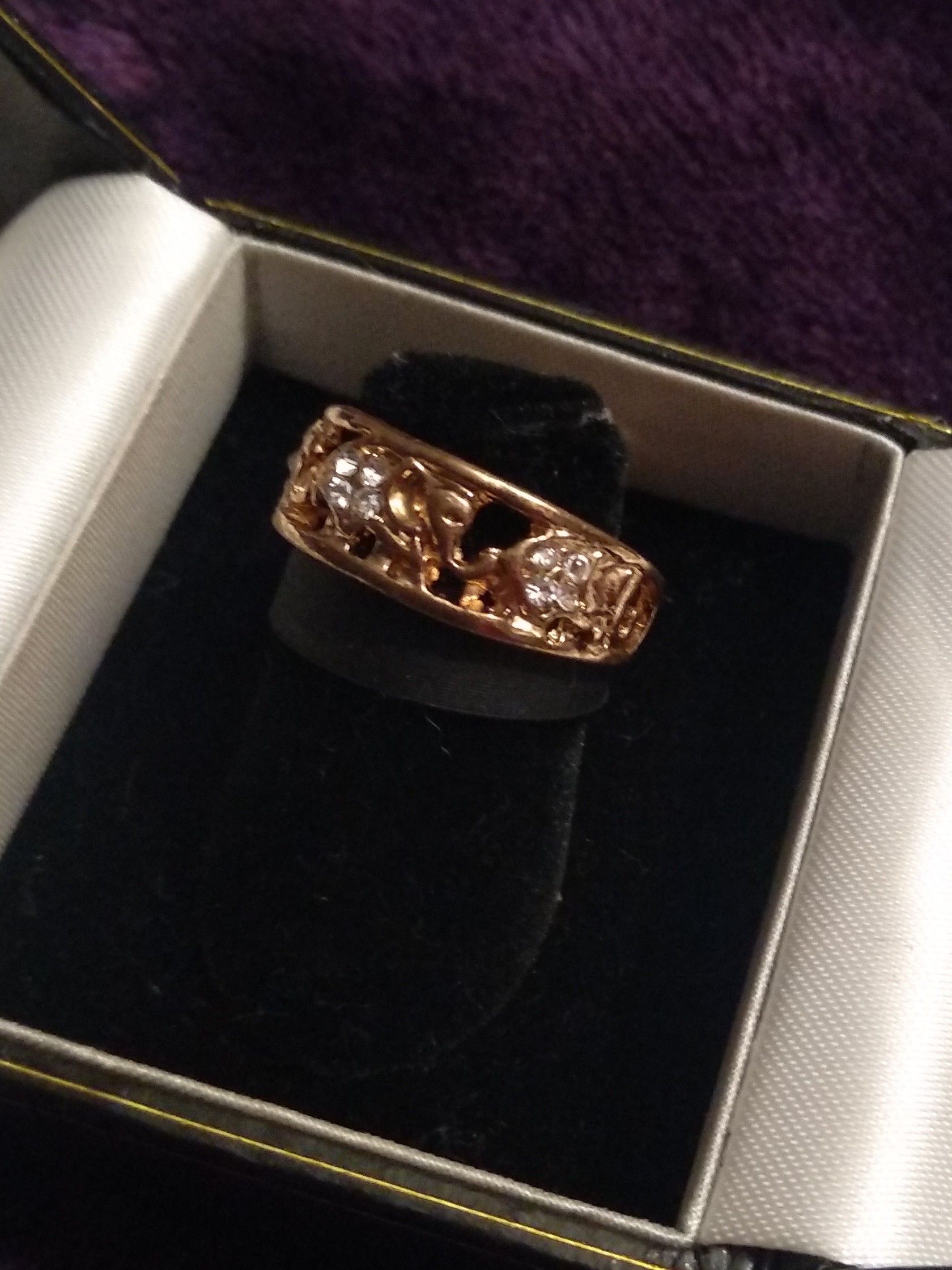 Lucky Elephant Romantic Engagement Ring