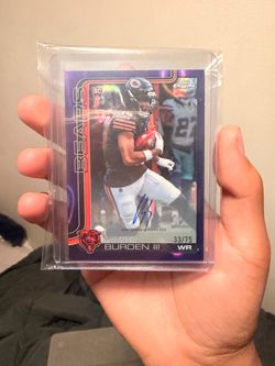 Luther Burden III Topps Chrome RC Auto 33/75