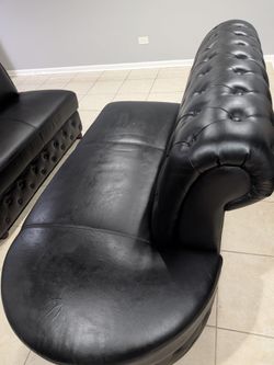 Leather pit couch 4 pieces