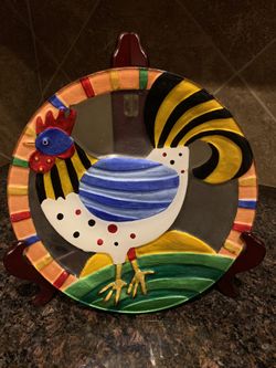 Decorative Chicken Plate