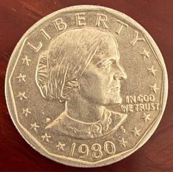 1980 Susan B. Anthony Dollar Coin