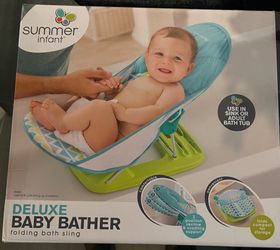 Summer Infant Deluxe Baby Bather with 3-position recline