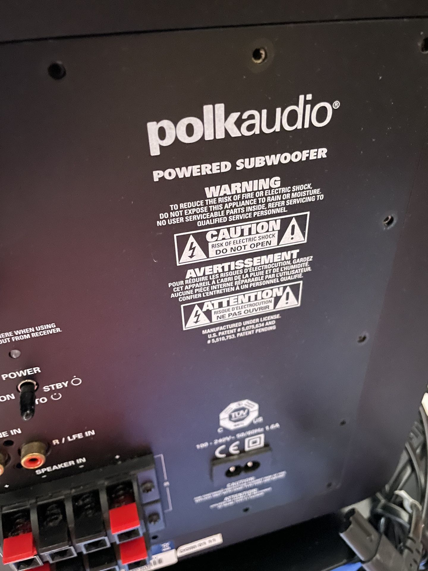 Polk Audio Powered Subwoofer!