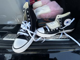 Black High top Converse Size 8 Men