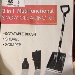 3 in 1 snow clearing kit