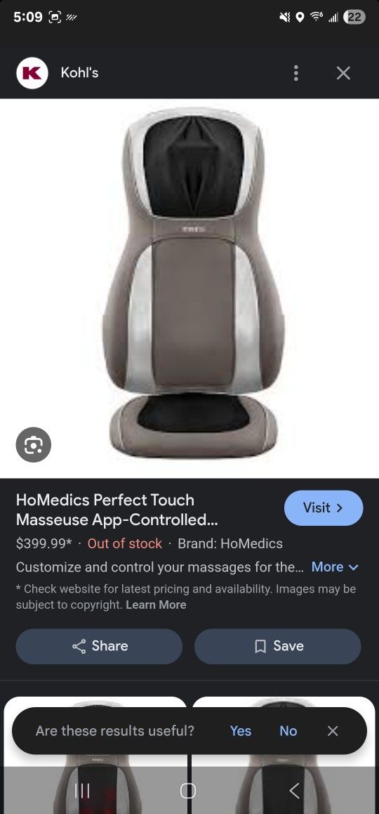 Homemedics Massage Chair