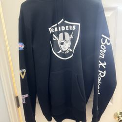 Born X Raised x Raiders Hoodie Sz L