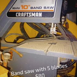 Band Saw And Drill Press