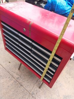 VINTAGE CRAFTSMAN TOOL BOX HEAVY DUTY ALL DRAWERS WORK GOOD