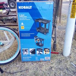 Kobalt 2-shelf Utility Cart Brand New In Box
