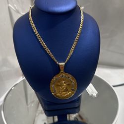 Cuban Chain And Pendant 