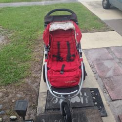 Baby Red Jogger Stroller 
