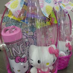 Hello kitty Easter basket