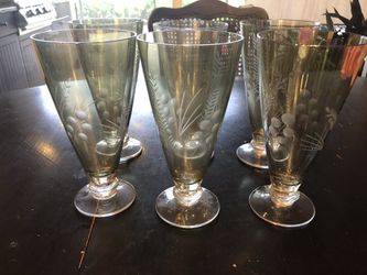 Lenox vintage glass set of 6
