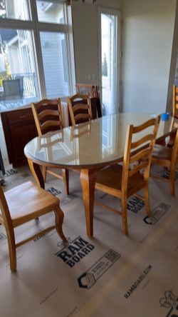 Dinner table and chairs