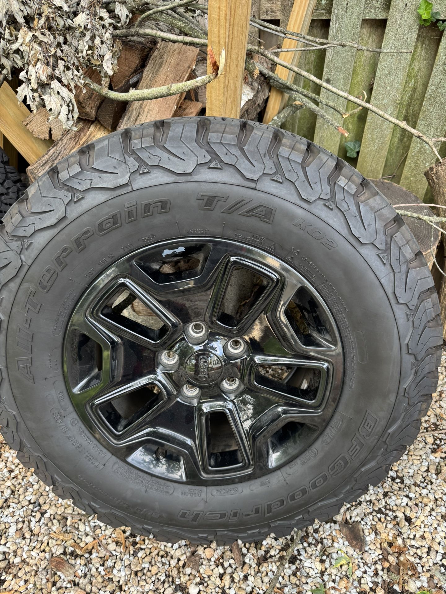 5 Jeep Wrangler Wheels And Tires (Rims Included With Tires)