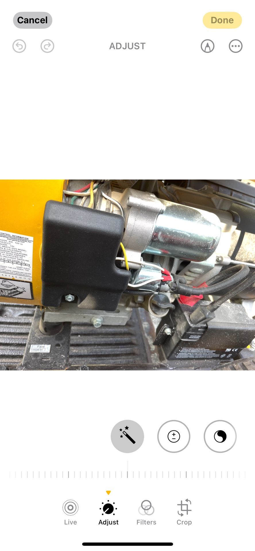 DeWalt Generator Like New Gas Stihl