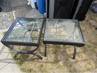Glass tables