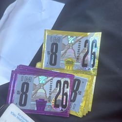 Pa Stickers Whole Sheets That’s 10 Pair !!!