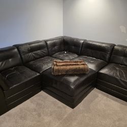 FREE Bob's Leather Sectional