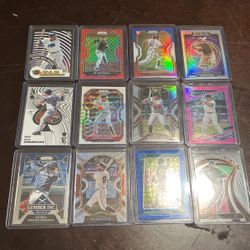 MLB Baseball Set Of 12 Panini Cards