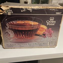 Vintage Punch Bowl Set