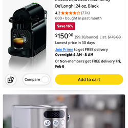 Nespresso Inissia-single server coffee maker
