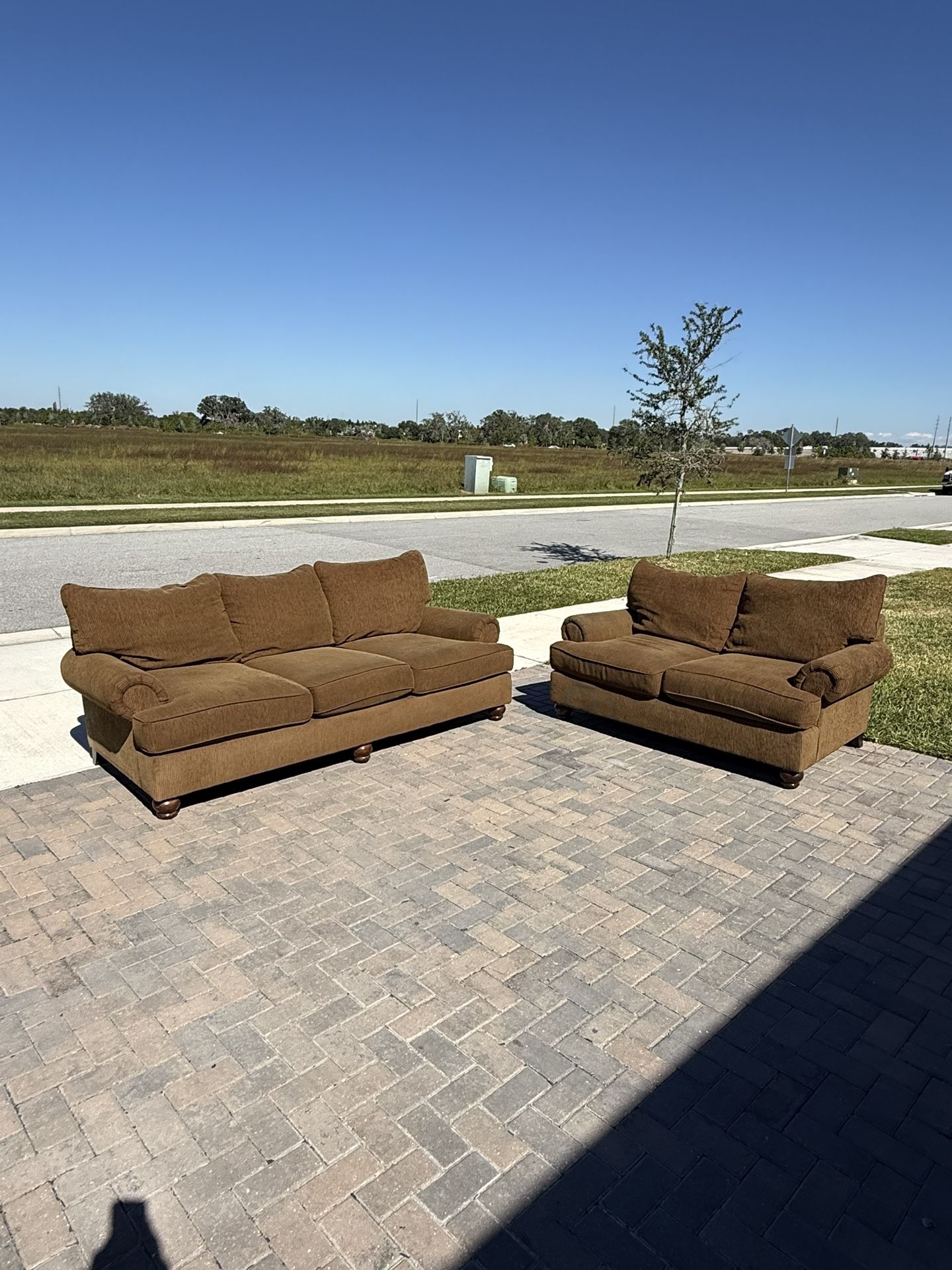 Free Delivery- Fabric Couch Set