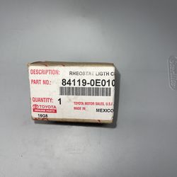 Toyota Rheostat Light Control 84119-0E010-C0