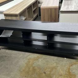 Farmhouse TV Stands for 75 inch Flat Screen Media Console Storage（damage
