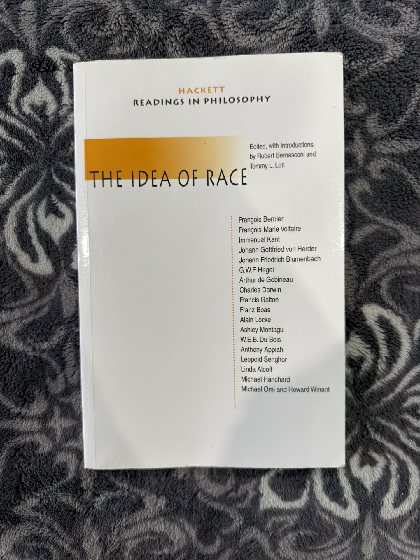 The Idea Of Race Hackett Publishing