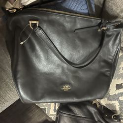 authic coach leather bag 