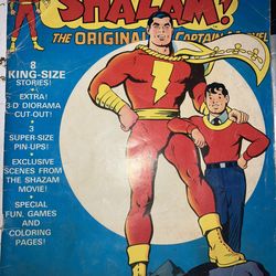 Shazam & Batman Vintage Comic Books