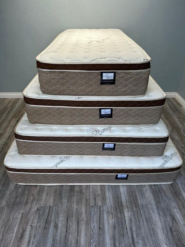 Twin Organic Cloud Comfort Europillowtop 