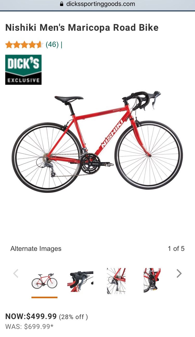 Nishiki men's maricopa road bike deals