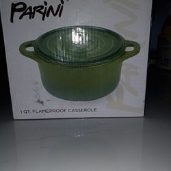 Parini 1 Qt Flameproof Casserole Pot