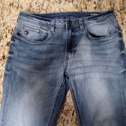 Men's Buffalo by David Bitton designer jeans 34X32 straight stretch driven -X