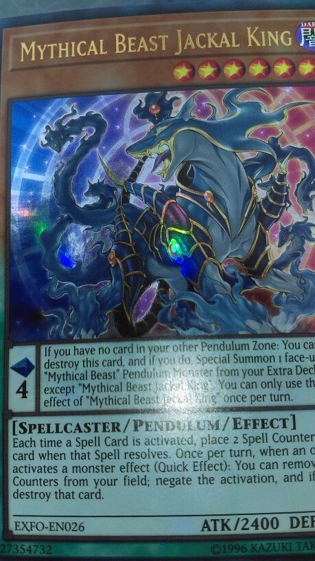 Yugioh Mythical Beast Jackal King