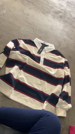 Long cropped sleeve tee L