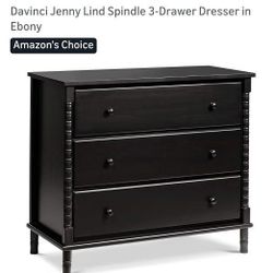 Davinci Jenny Lind Spindle 3-Drawer Dresser in Ebony BRAND NEW