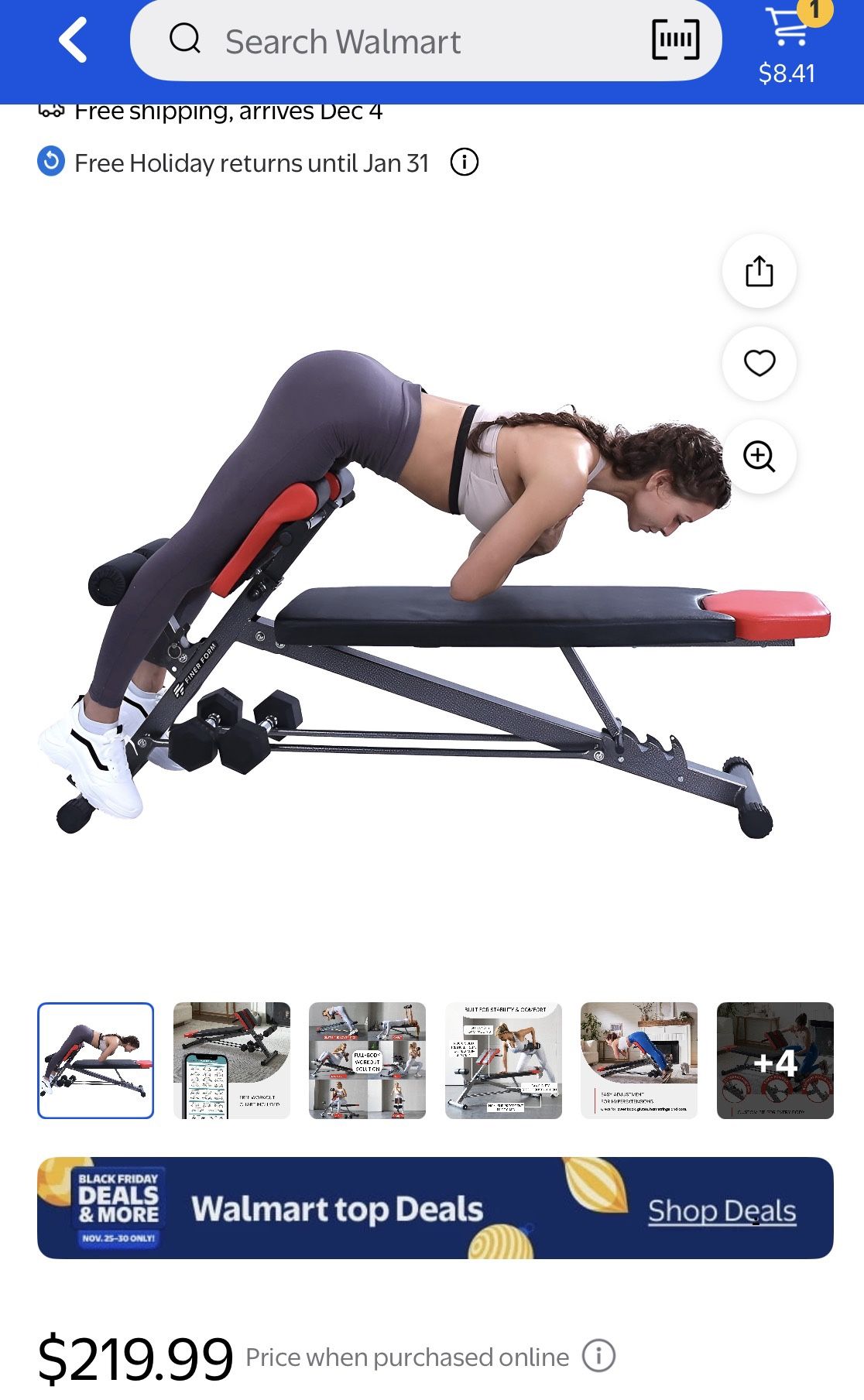 Finer Form Multifunction Weight Bench